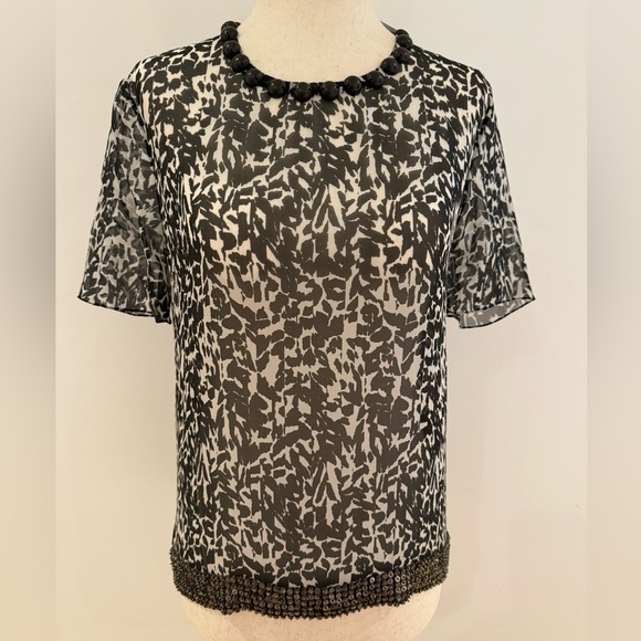 Isabel Marant new with tags silk shirt with neck and hem detailing - Picture 1 of 8